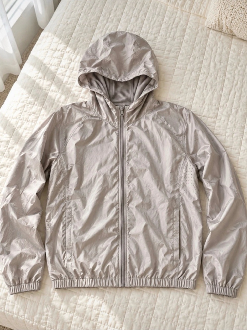 Victoria's Secret Hooded Windbreaker Jacket in Pink